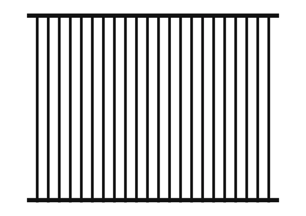 1800 x 2400 DETE - Flat Top Security Fence Panel