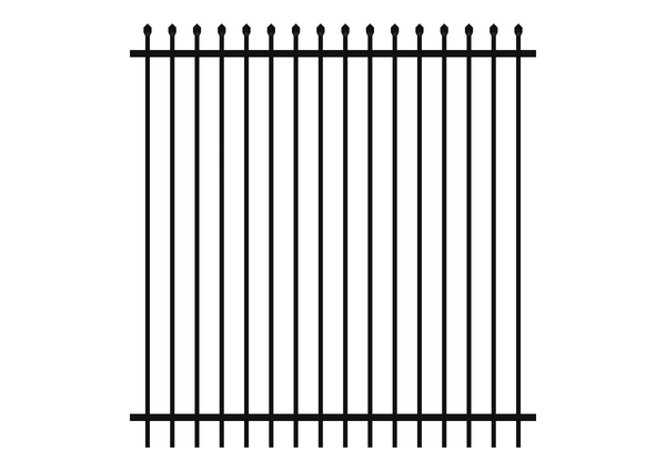 2400 x 2300 - HD Security Fence Panel