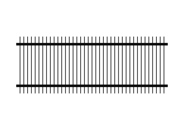 900 x 2400 - Aluminium Blade Fence Panel (50 x 10)