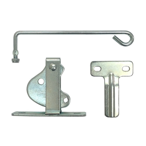 D Latch & Striker Kit W/ Hook - Gal Finish