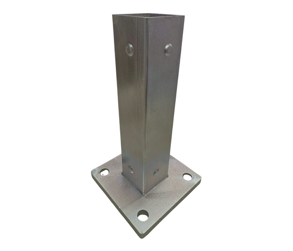 65 x 65mm - Gal Internal Flange Post Adapter (CENTRE)