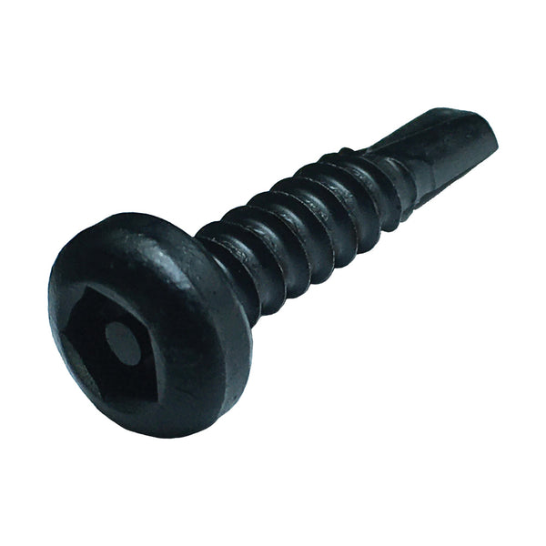 12 - 14 x 25 Prolok Pentaforce Pan S/Driller EP5 - Black (PFD2) - Box of 250