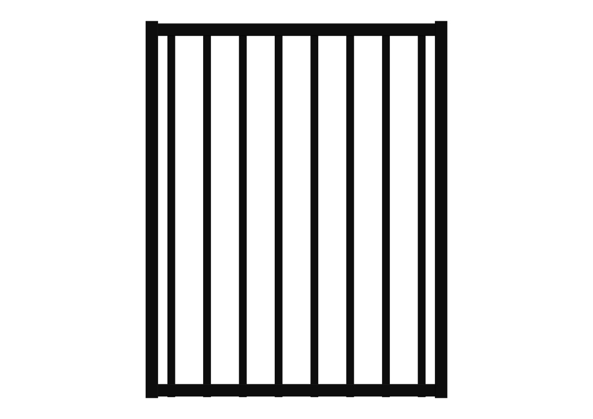 1200 x 970 - DETE Flat Top Security Gate