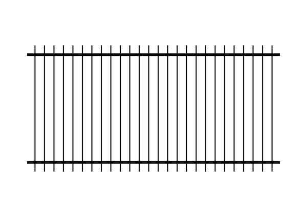 1200 x 2400 - Aluminium Blade Pool Fence Panel (50 x 10)