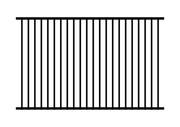 1500 x 2400 DETE - Flat Top Security Fence Panel