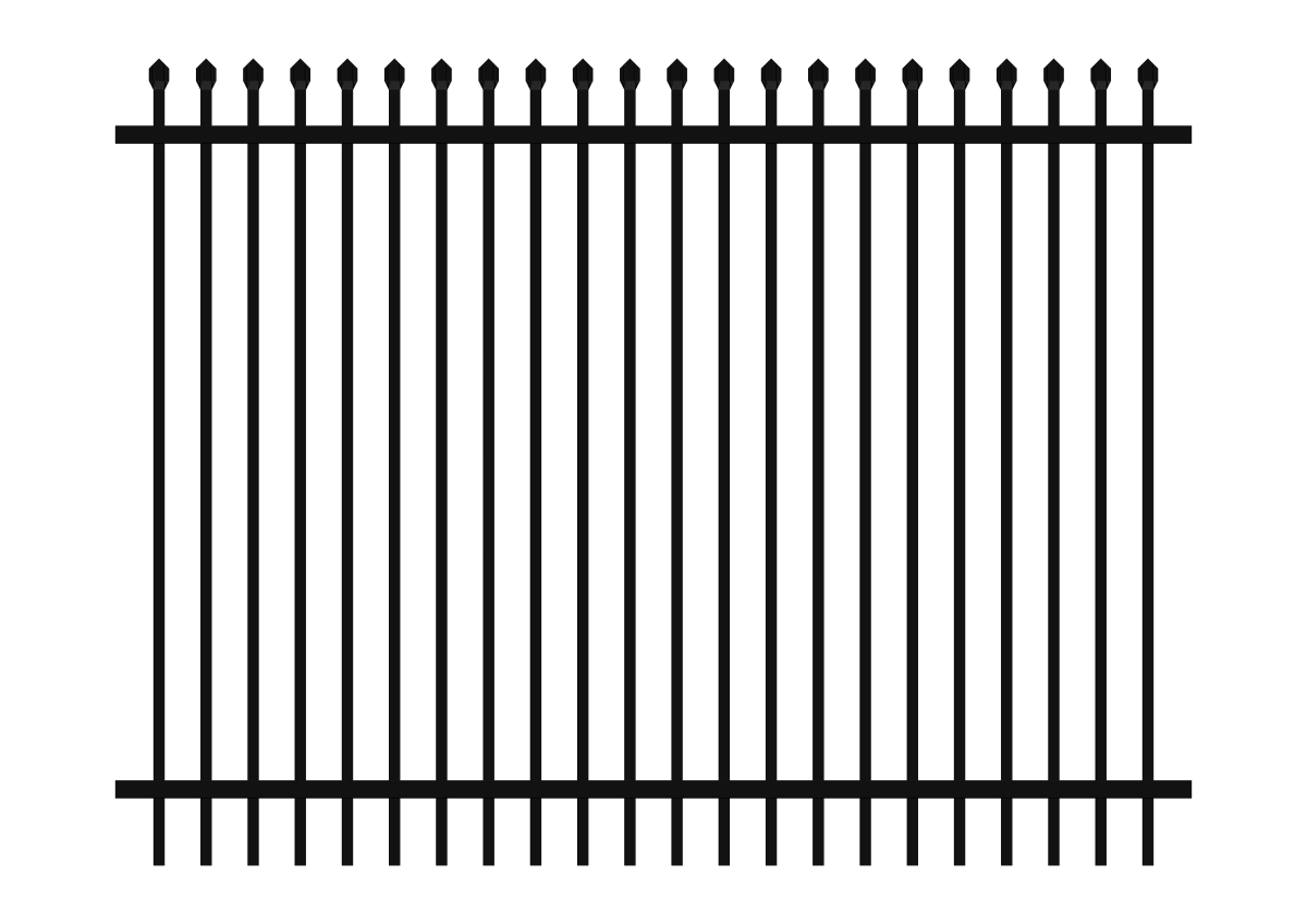 1800 x 2400 DETE - Security Fence Panel