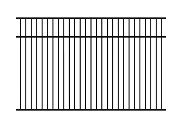 1500 x 2400 - Aluminium Flat Top Pool Fence Panel