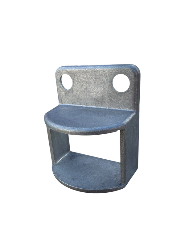 38 x 25mm - Round Edge Bracket - Mill Finish