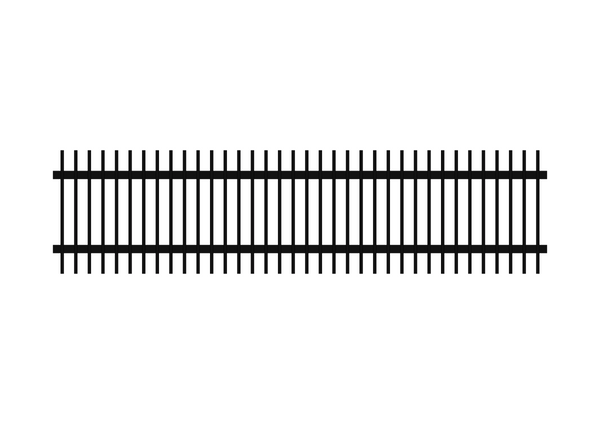 600 x 2400 - Aluminium Blade Fence Panel (65 x 16)