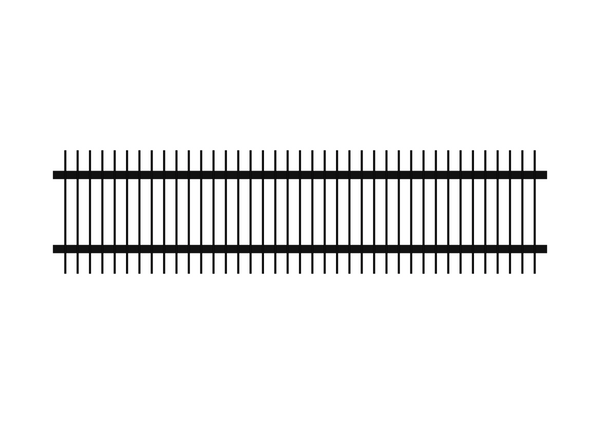 600 x 2400 - Aluminium Blade  Fence Panel (50 x 10)