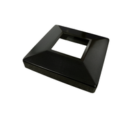 65 x 65mm - Aluminium Post Base Cover - Black