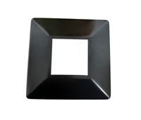 65 x 65mm - Aluminium Post Base Cover - Black