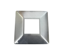 65 x 65mm - Aluminium Post Base Cover - Mill Finish