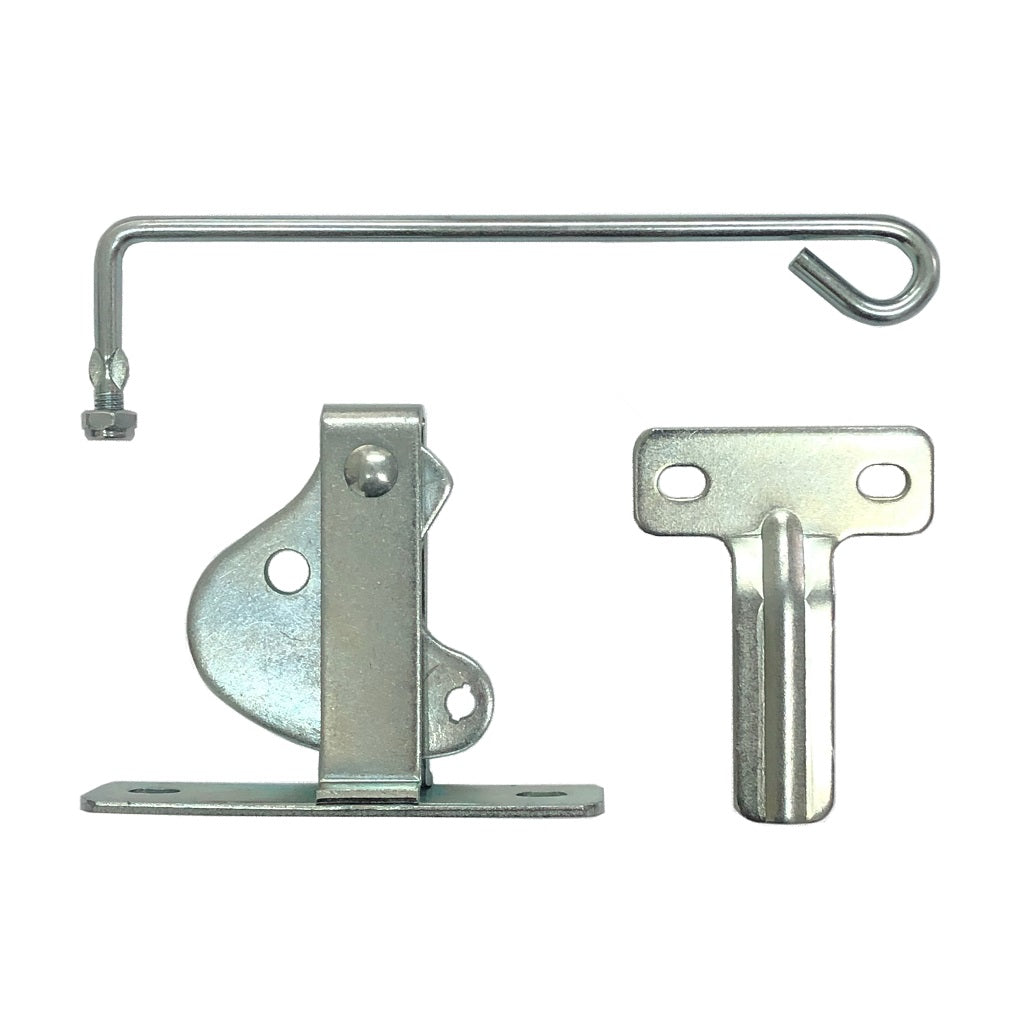 D Latch & Striker Kit W/ Hook - Gal Finish