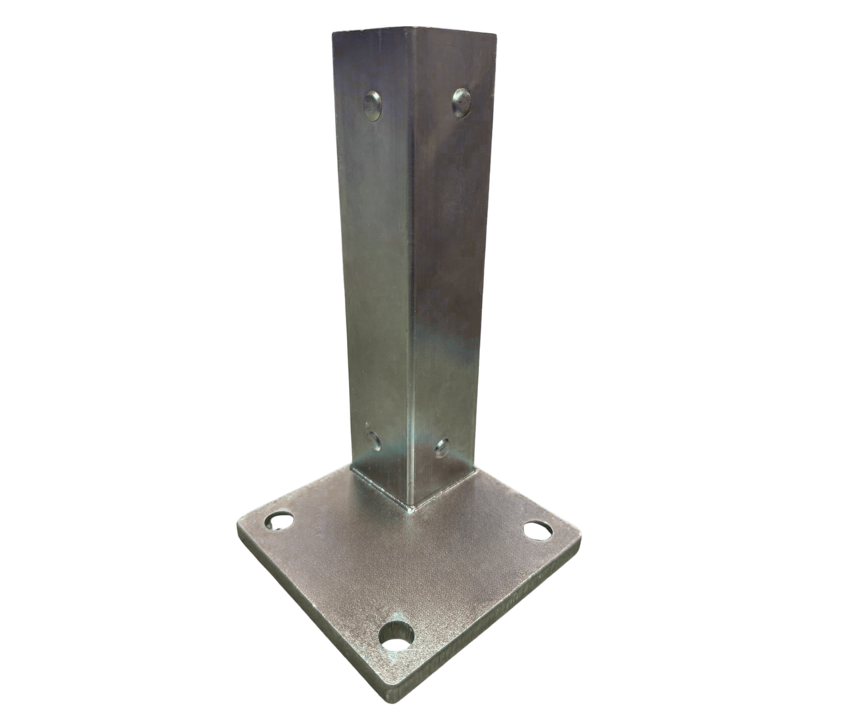 50 x 50mm - Gal Internal Flange Post Adapter (CORNER)