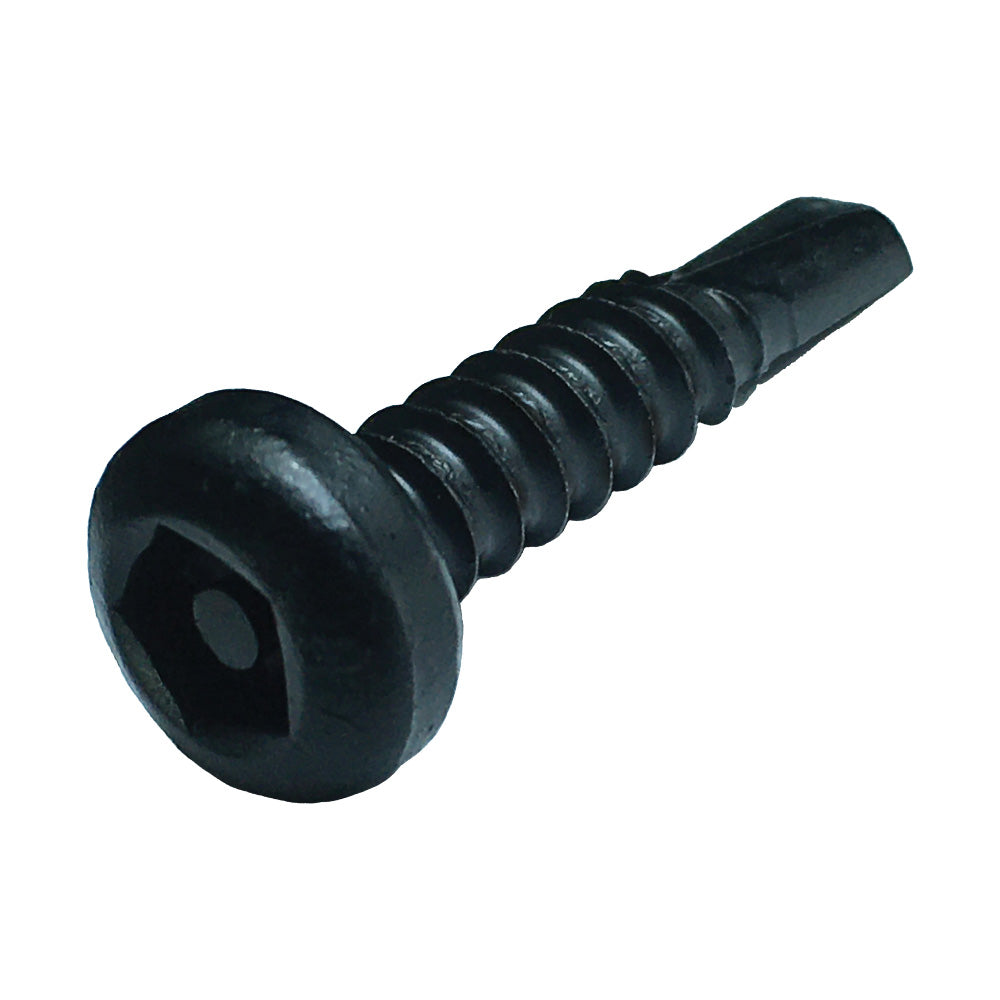 12 - 14 x 25 Prolok Pentaforce Pan S/Driller EP5 - Black (PFD2) - Box of 250